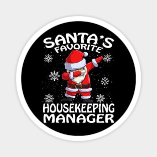 Santas Favorite Housekeeping Manager Christmas Magnet